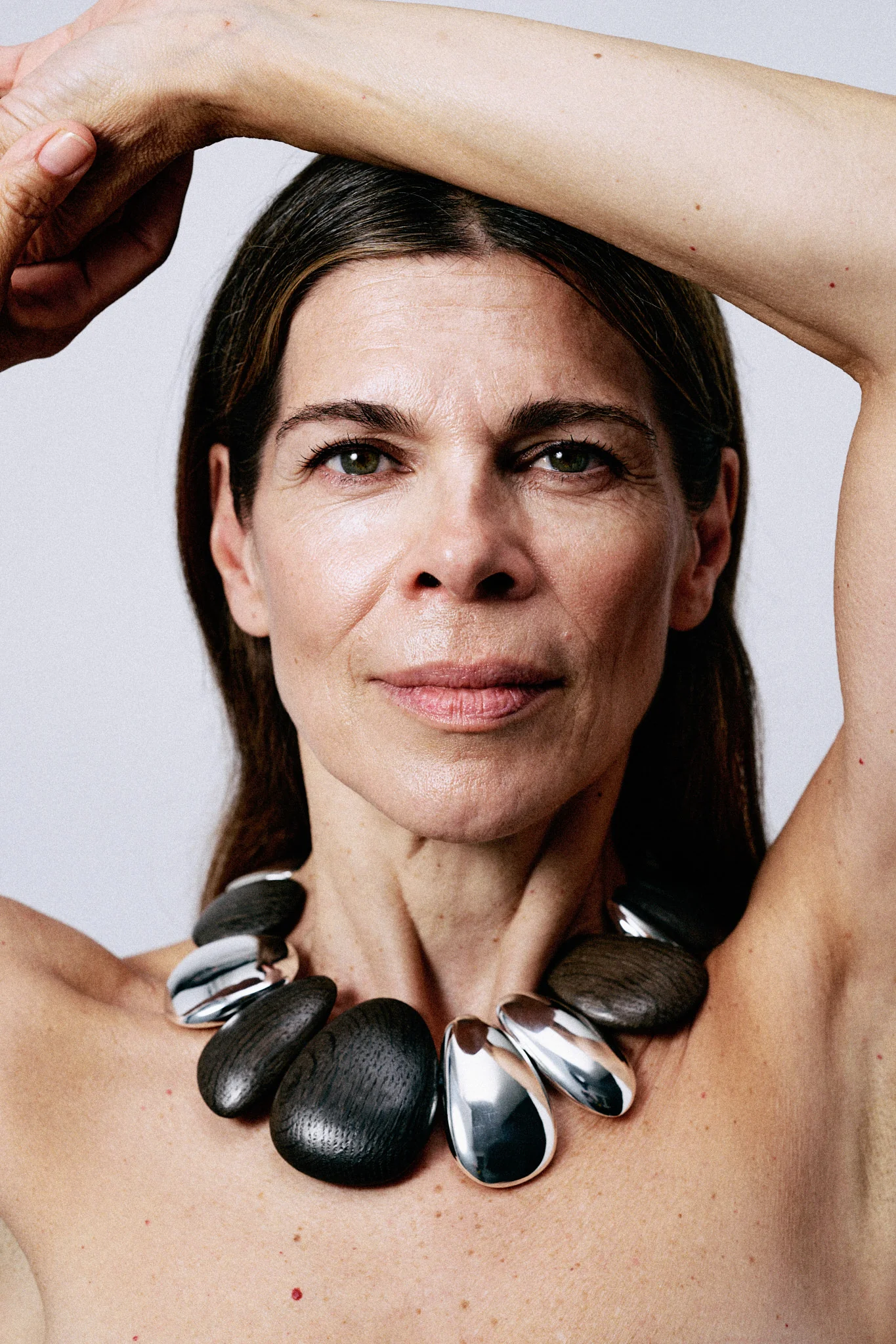 Anniversary necklace: bog oak, sterling silver - Image 3