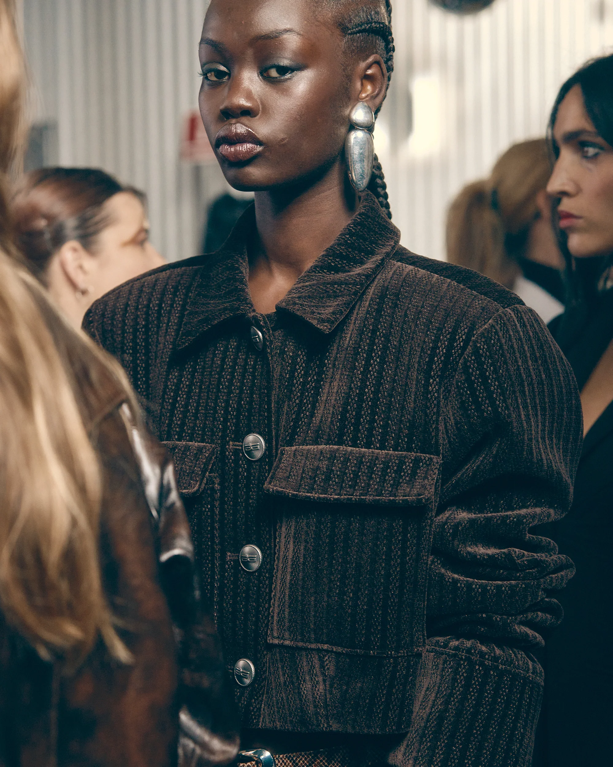 Anniversary Sao Paulo earclips: sterling silver - Image 3