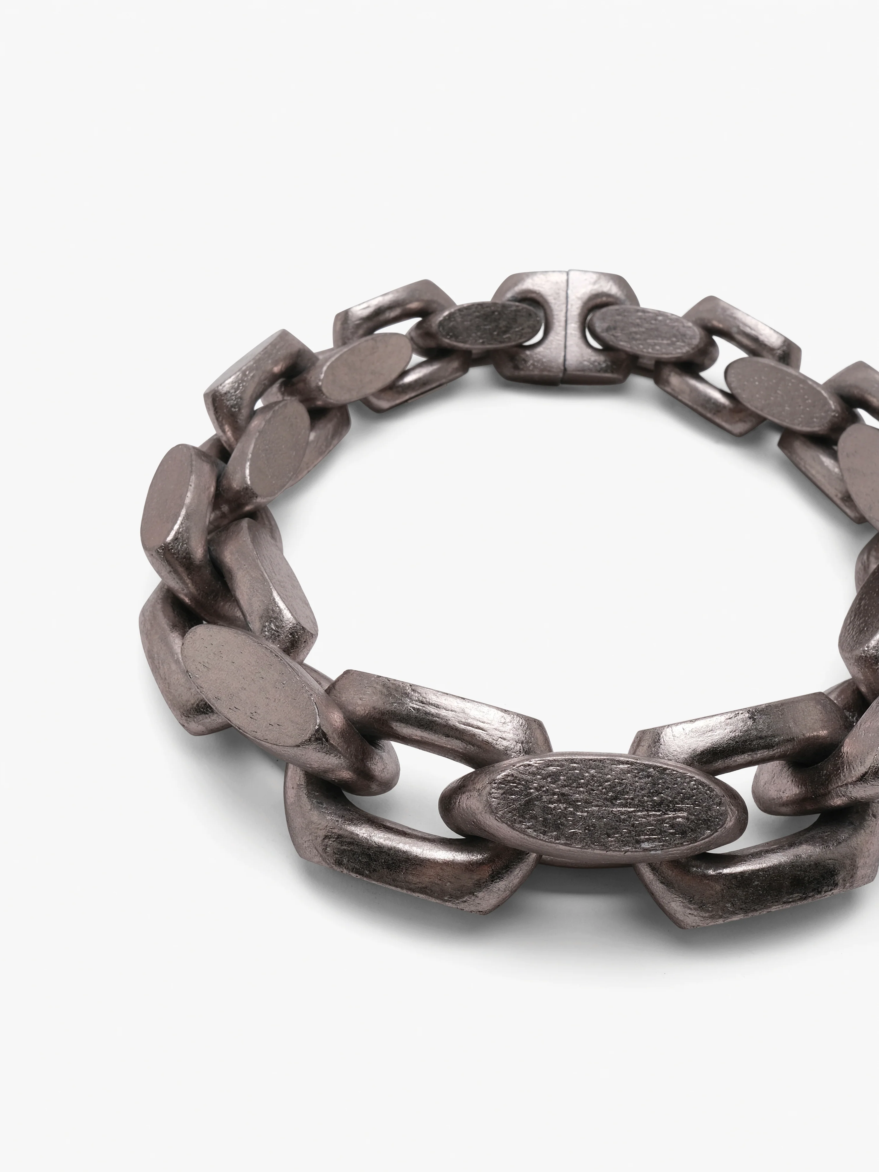 Arashi necklace: acacia, silver foil - Image 6