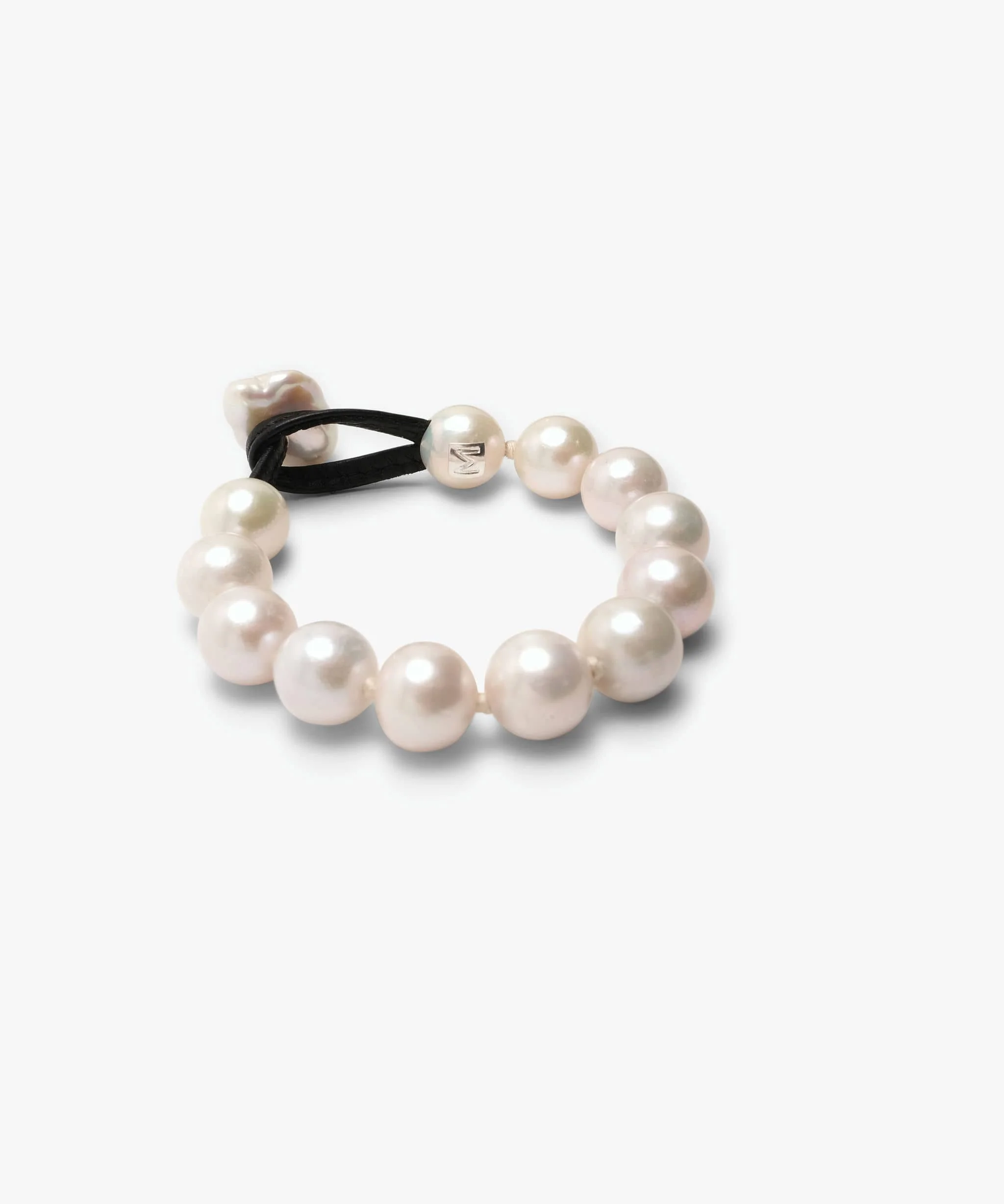 Aube bracelet: freshwater pearls - Image 4