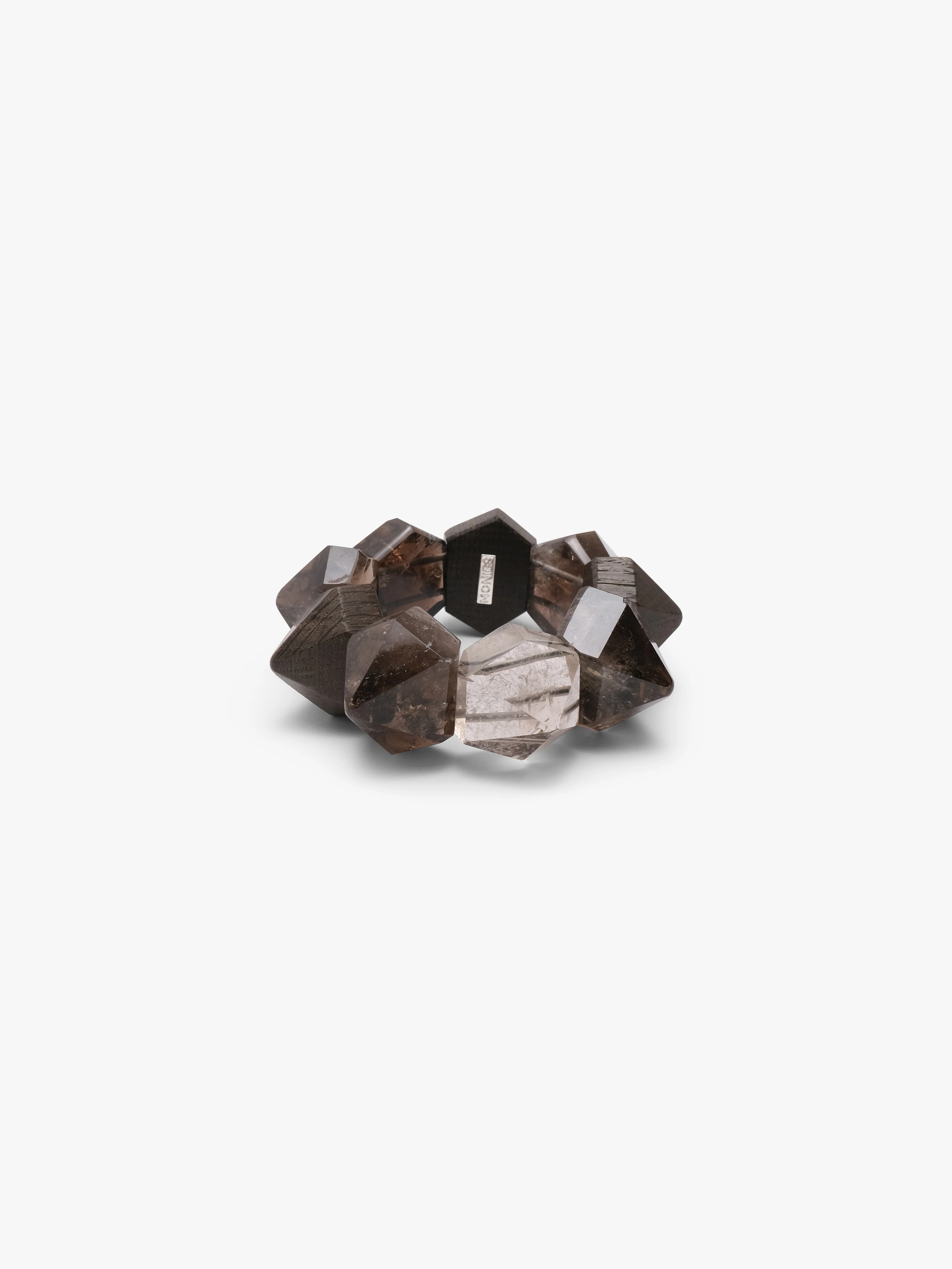 Bracelet: smoky quartz, bog oak - Image 7