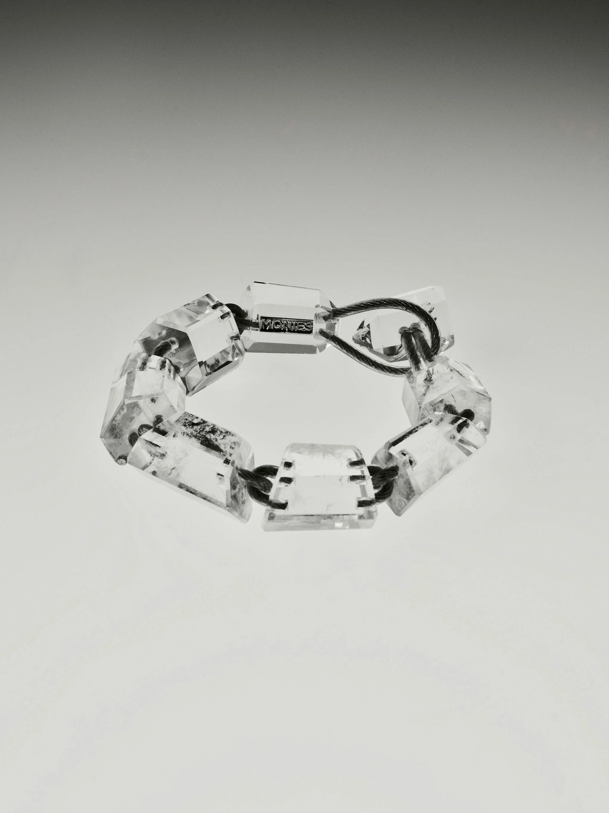 Axial bracelet: mountain crystal, wire - Image 3