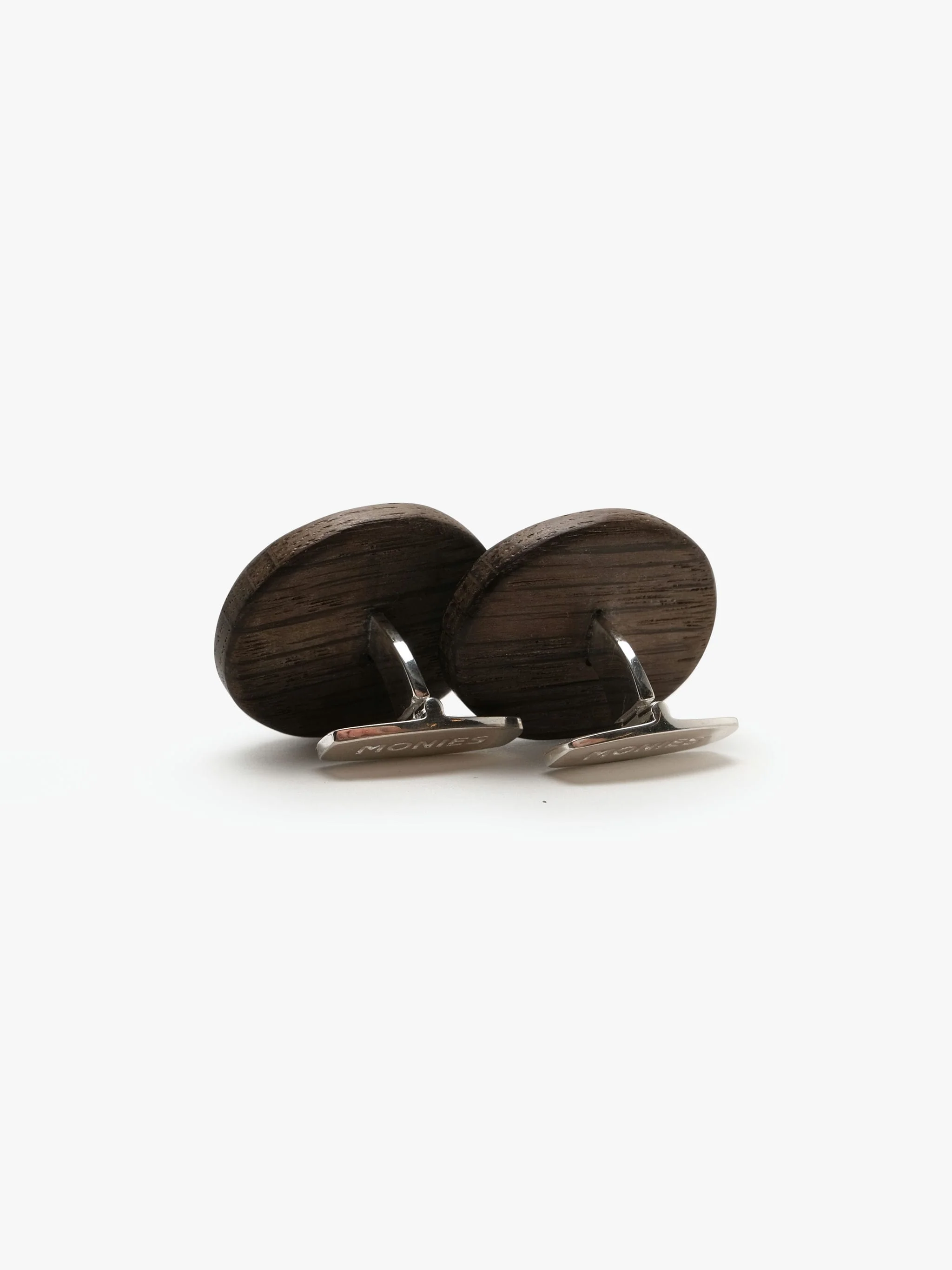 Cuff link: labradorite, bog oak - Image 3
