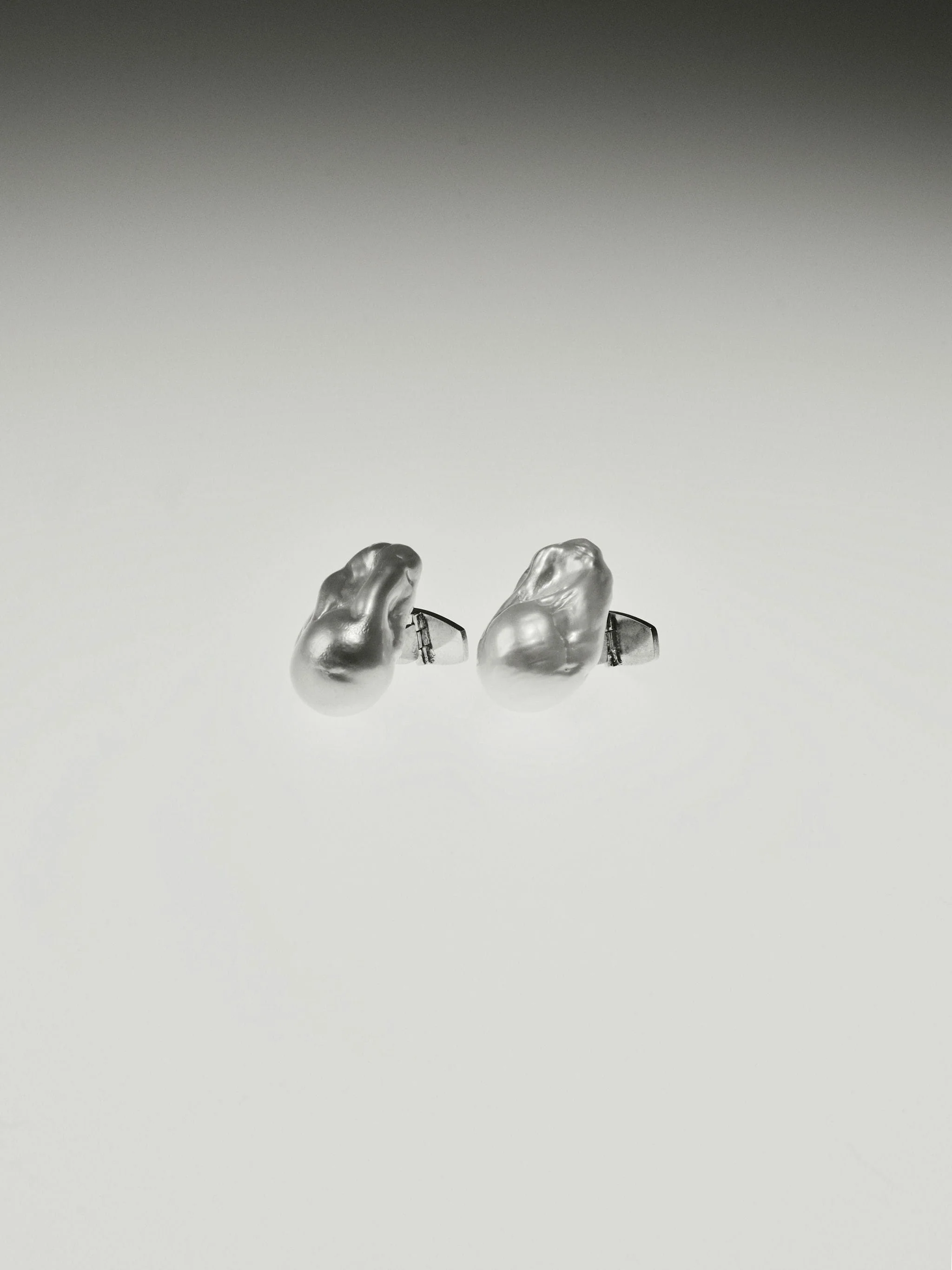 Dune cuff links: baroque pearl - Image 3
