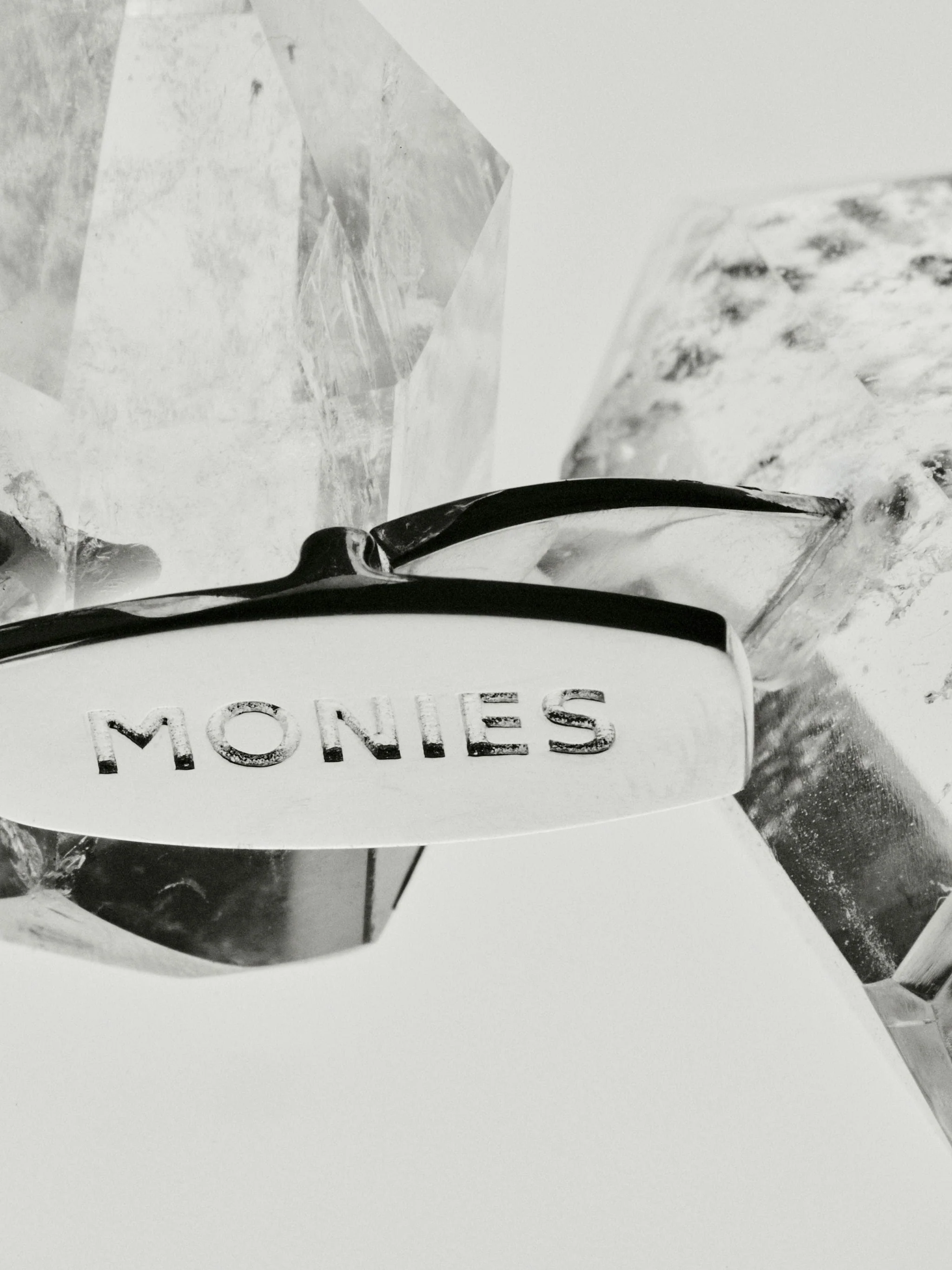 Verre cuff links: sterling silver, mountain crystal - Image 5