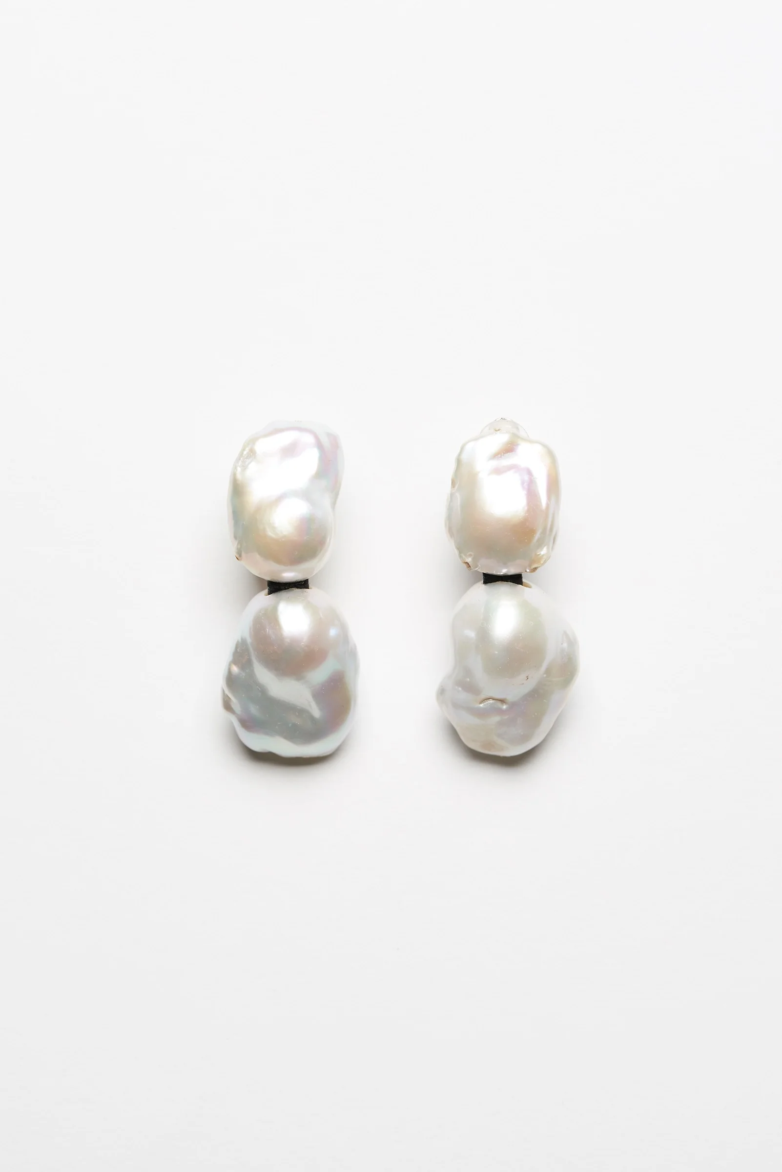 Sable earrings: double baroque pearls - Image 5