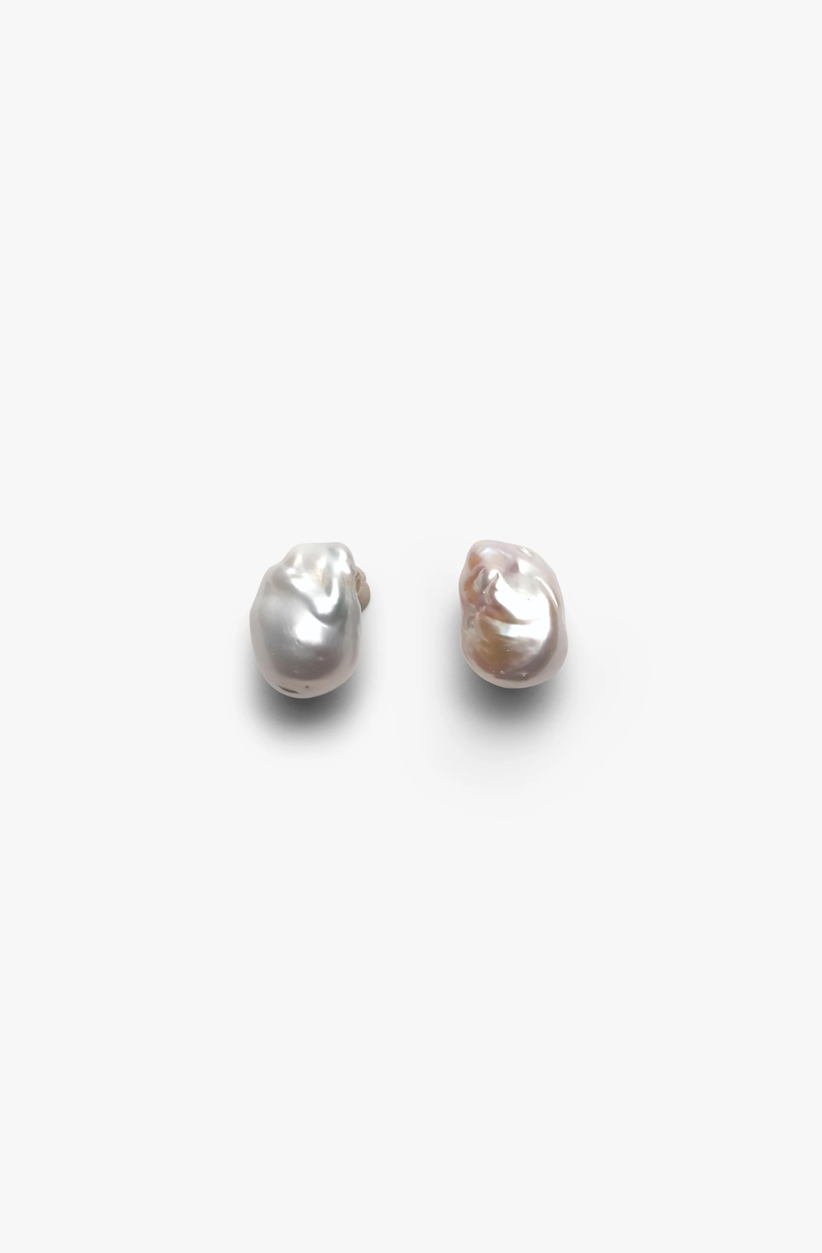 Marée earrings: baroque pearls - Image 3