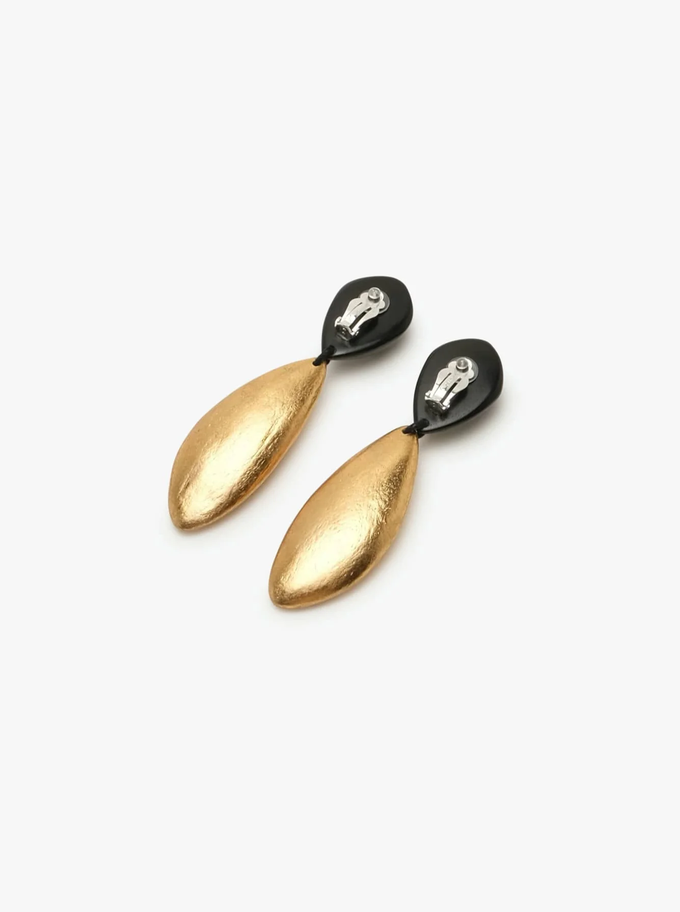 Dolbo earrings: acacia, goldfoil - Image 4