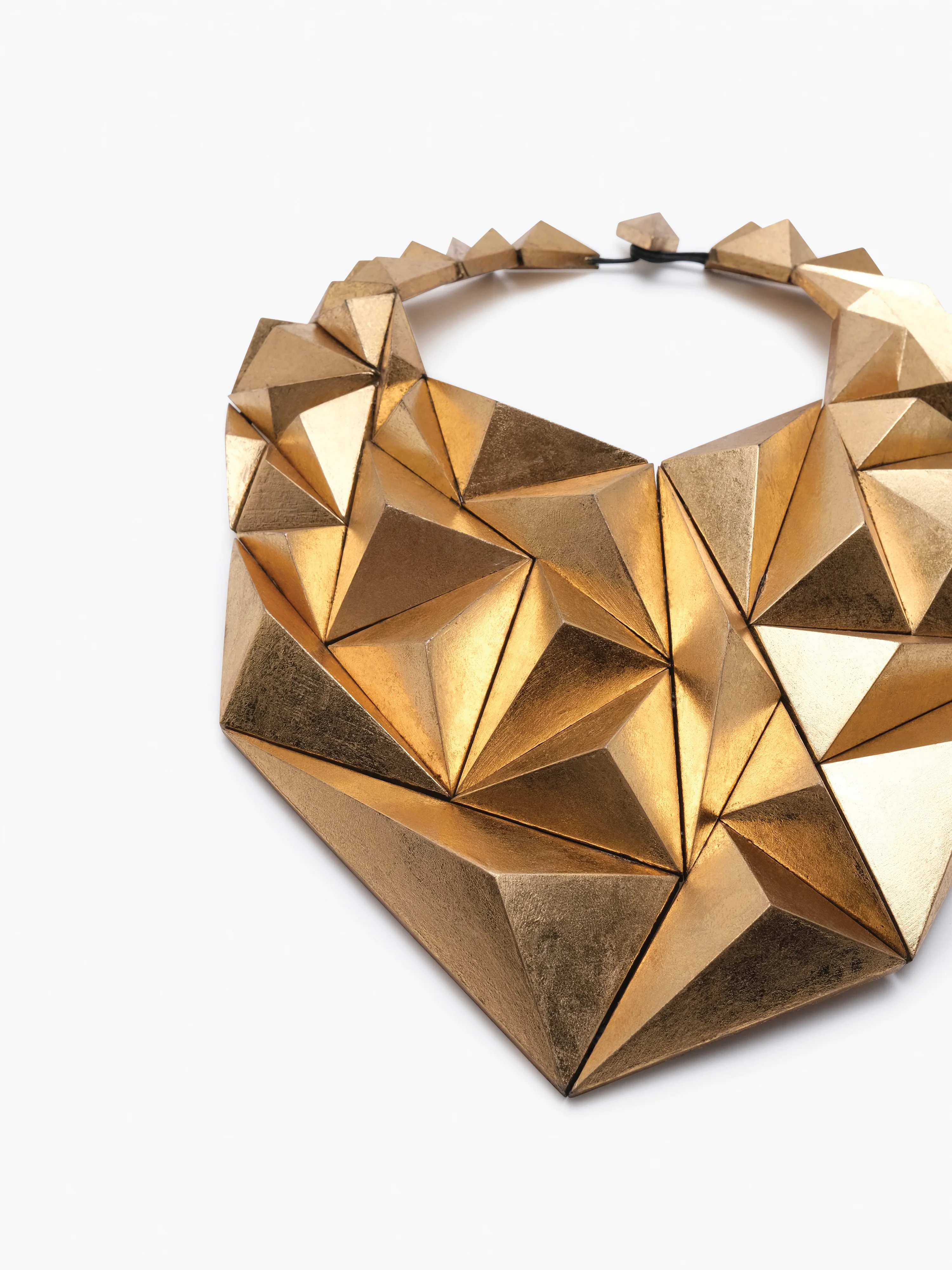 Glora necklace: acacia, goldfoil - Image 3