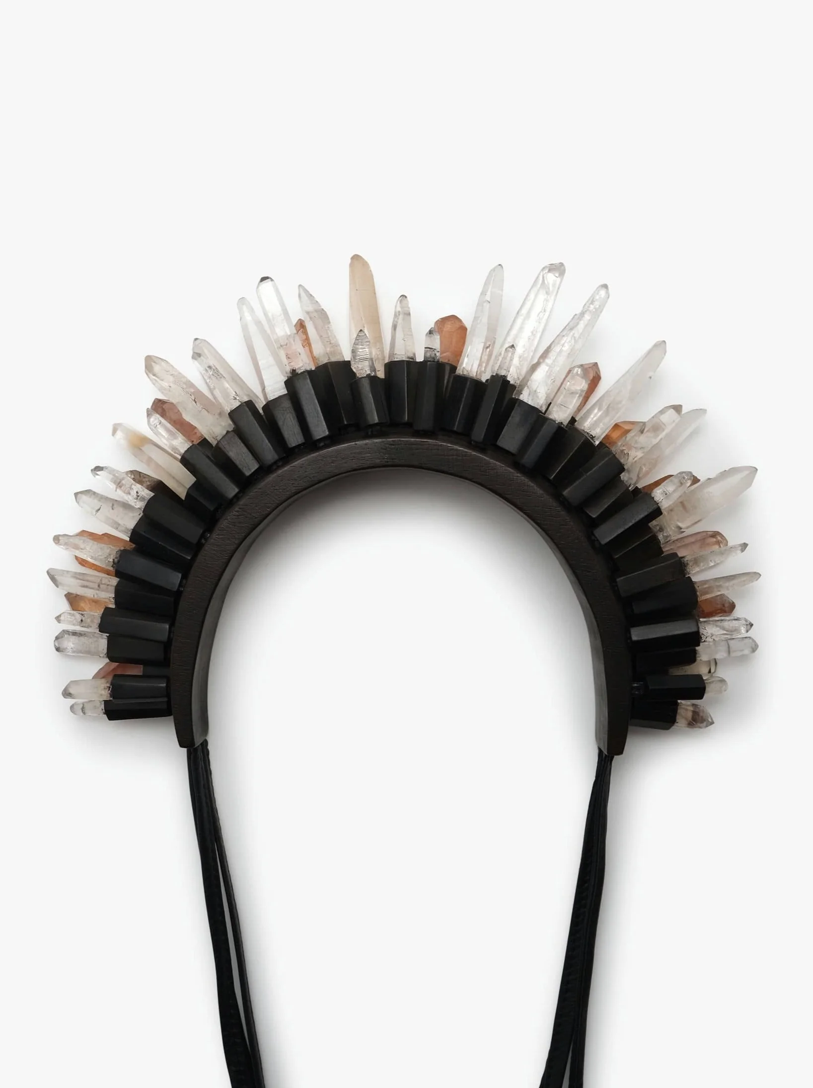 50th anniversary head piece: bog oak, mountain crystal - Image 3