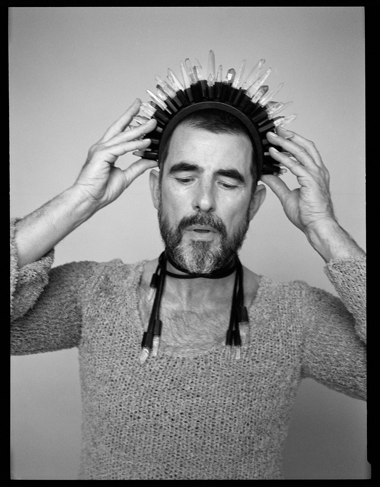 50th anniversary head piece: bog oak, mountain crystal - Image 5