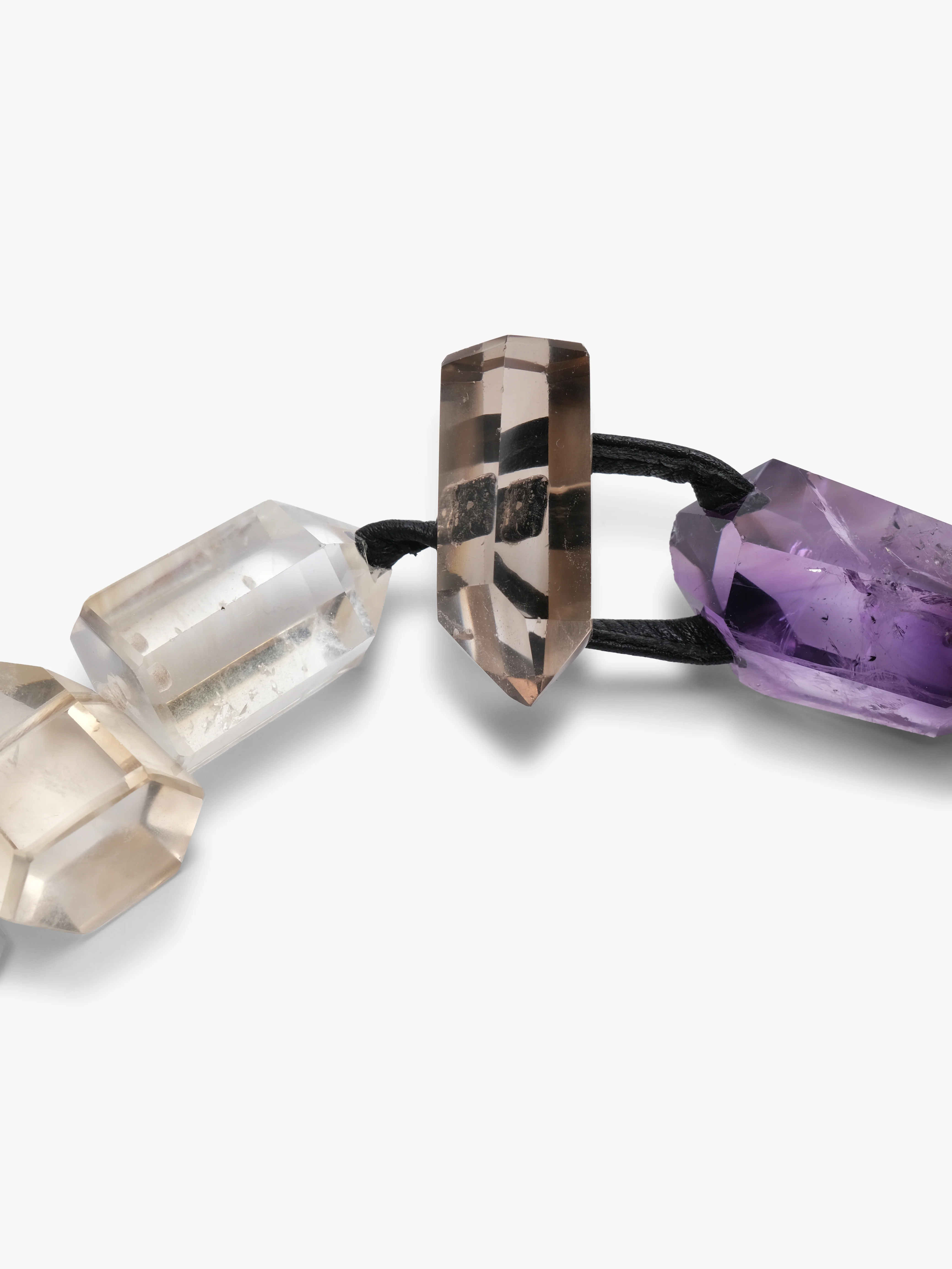 Necklace: amethyst, citrine, rutilated quartz - Image 3