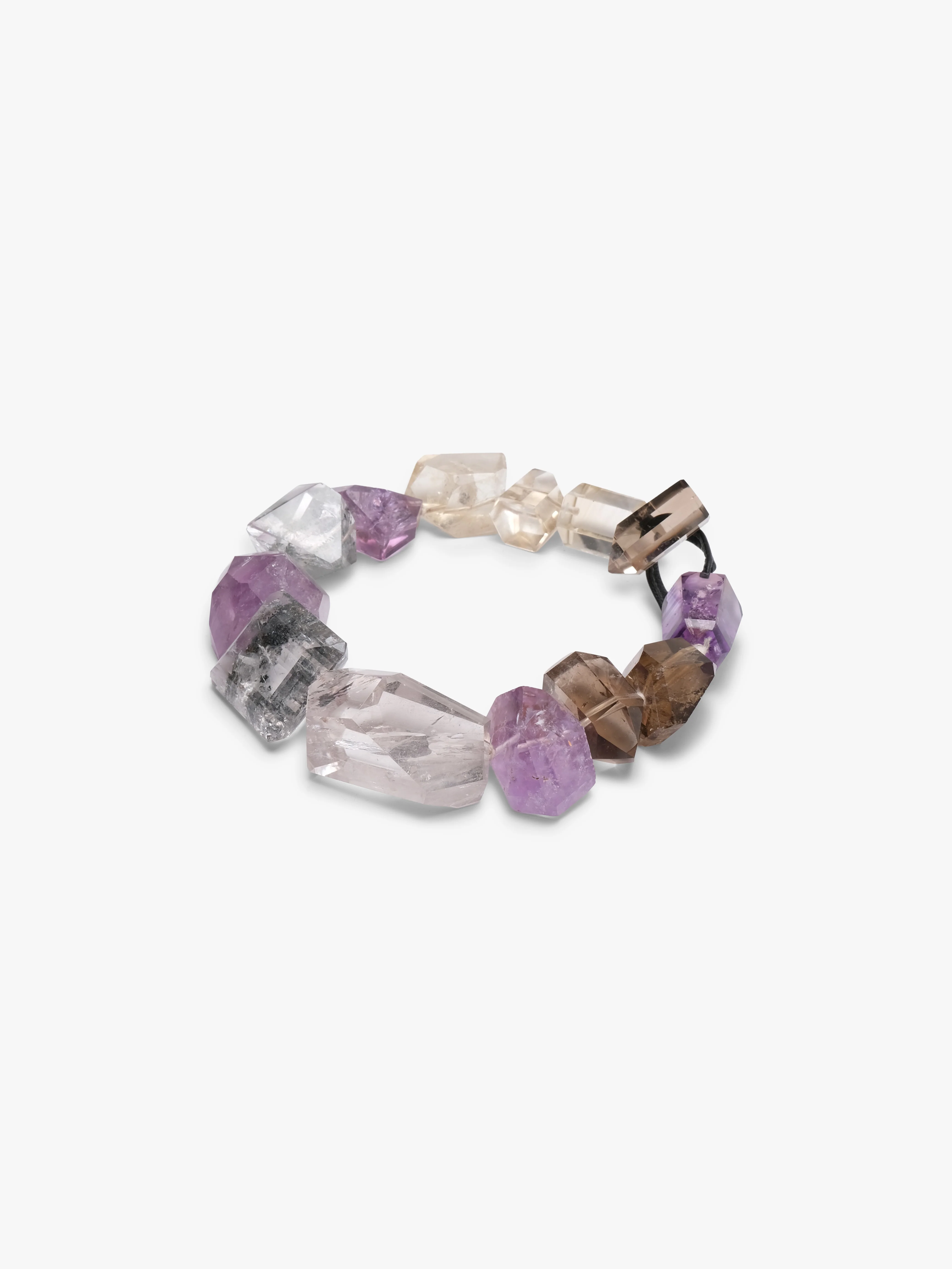 Necklace: amethyst, citrine, rutilated quartz - Image 4