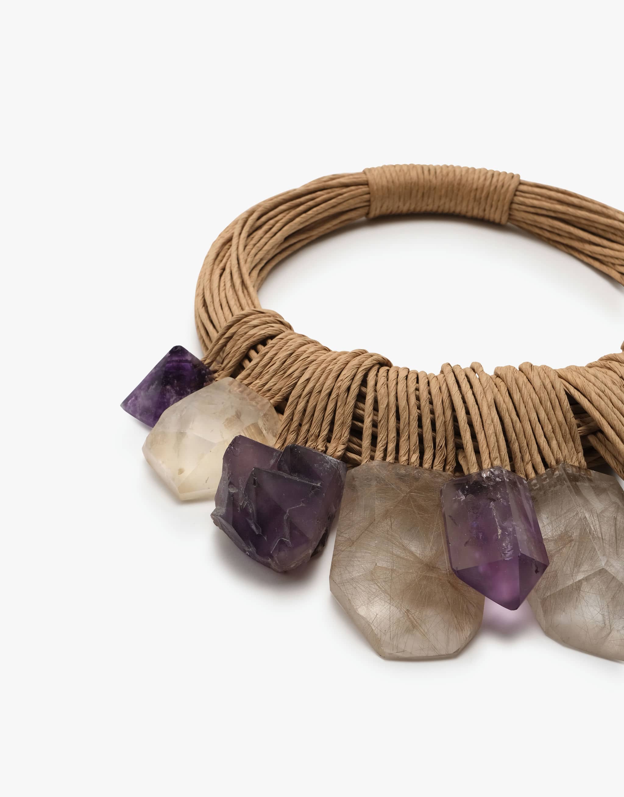50th anniversary necklace: amethyst, crystal, quartz - Image 4