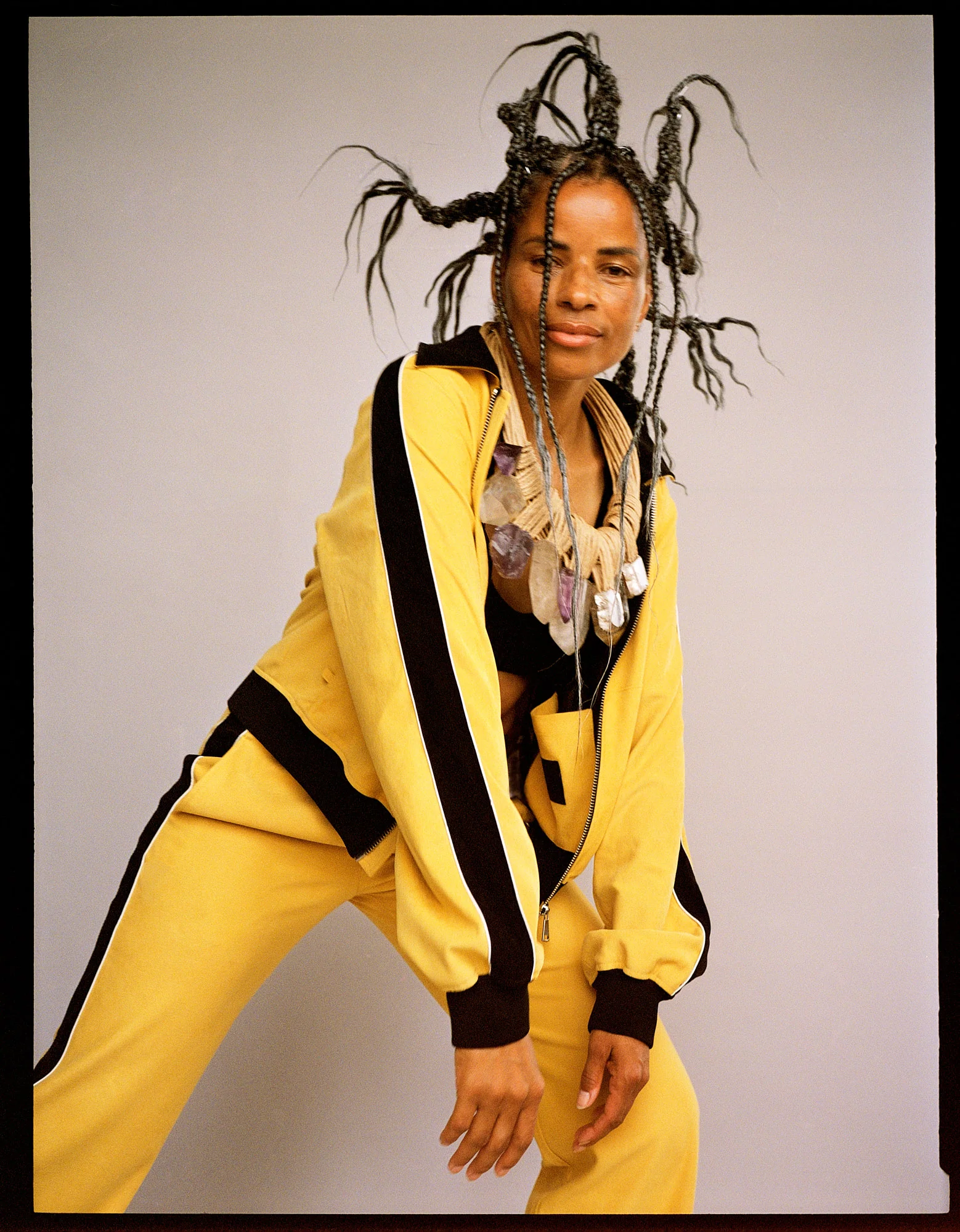 50th anniversary necklace: amethyst, crystal, quartz - Image 5