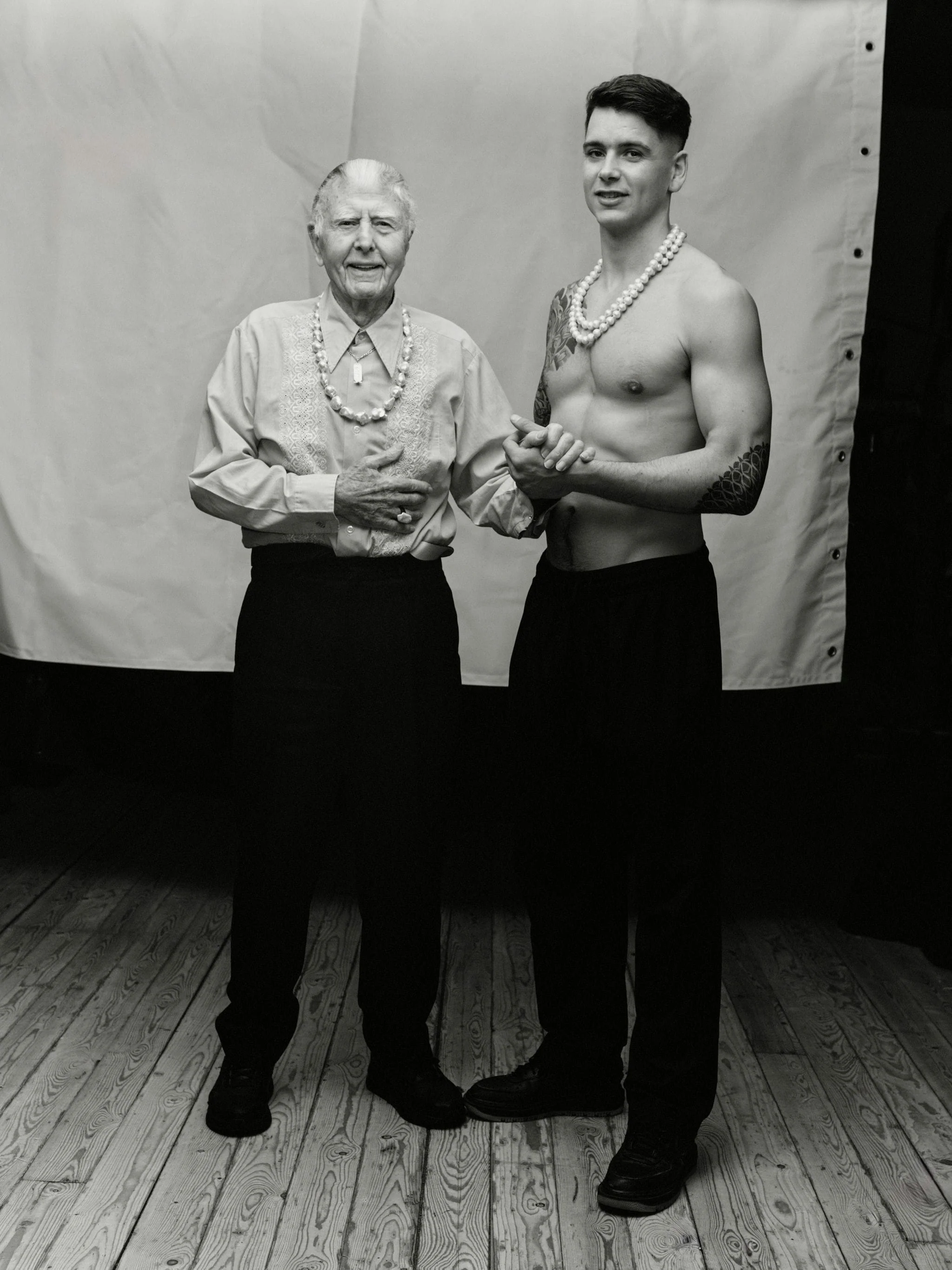 Nacre necklace: baroque pearls - Image 6