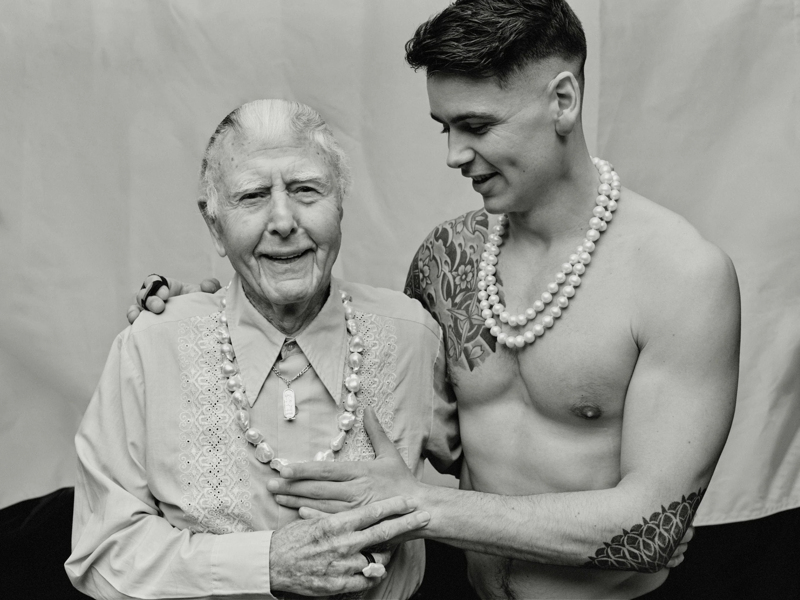 Nacre necklace: baroque pearls - Image 8