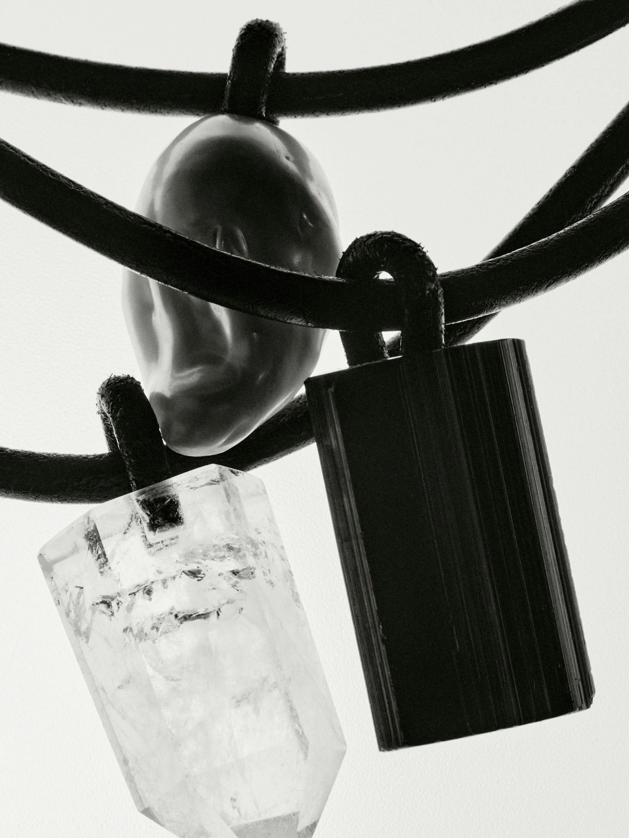 Marbre necklace: mixed materials - Image 6