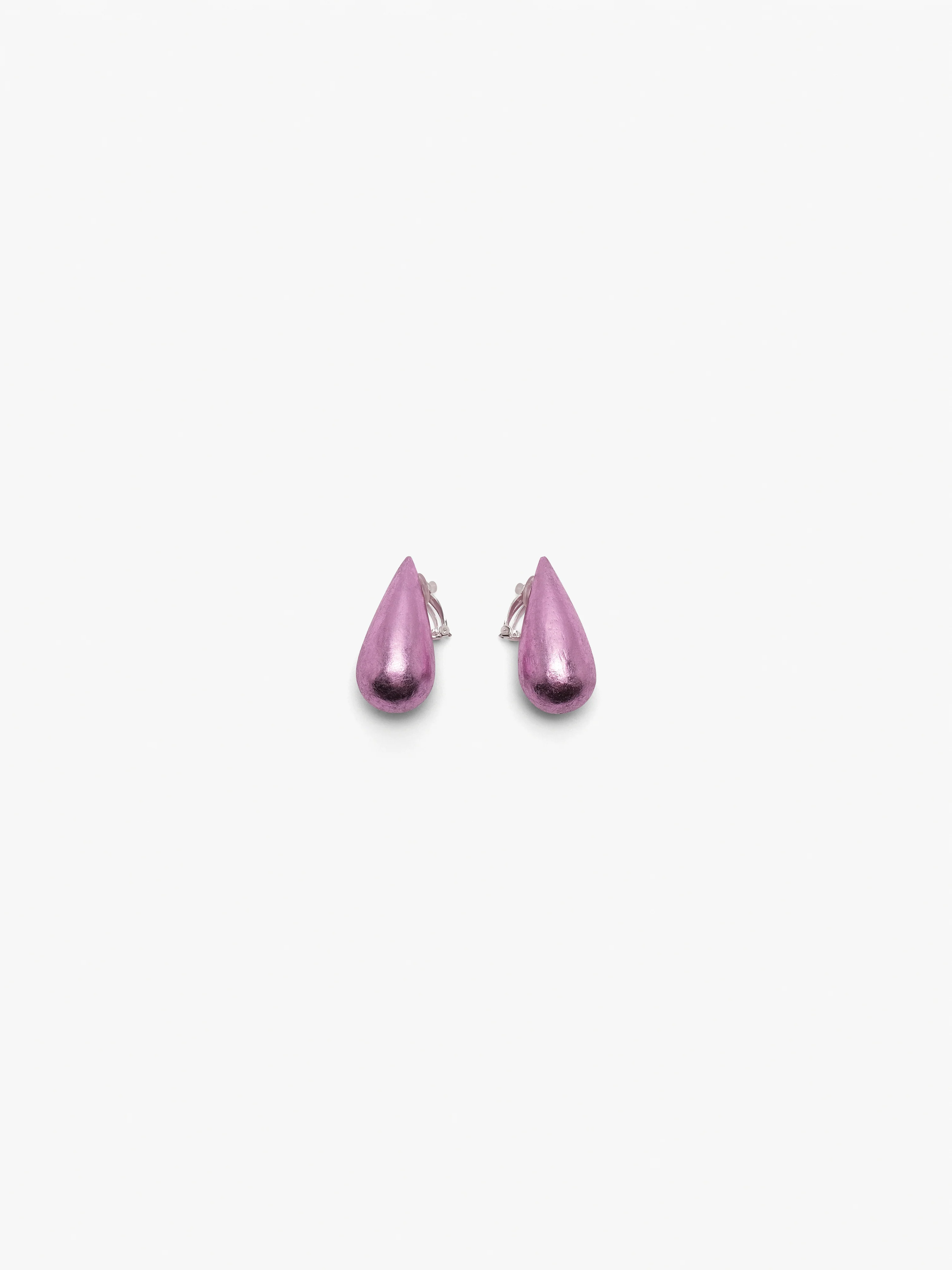 Nia earrings: pinkfoil, acacia - Image 3