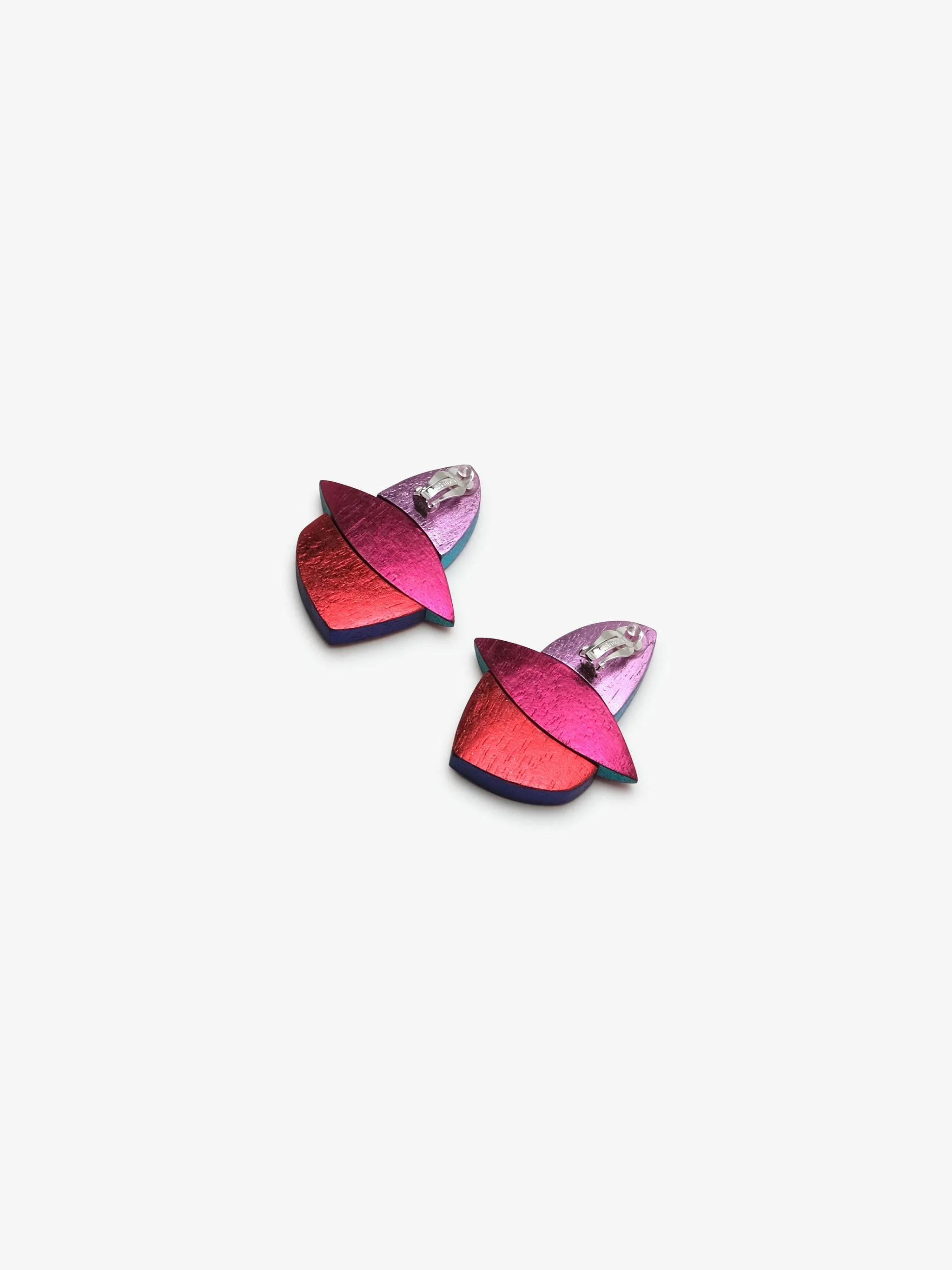Olia earring: multi-color foil - Image 3
