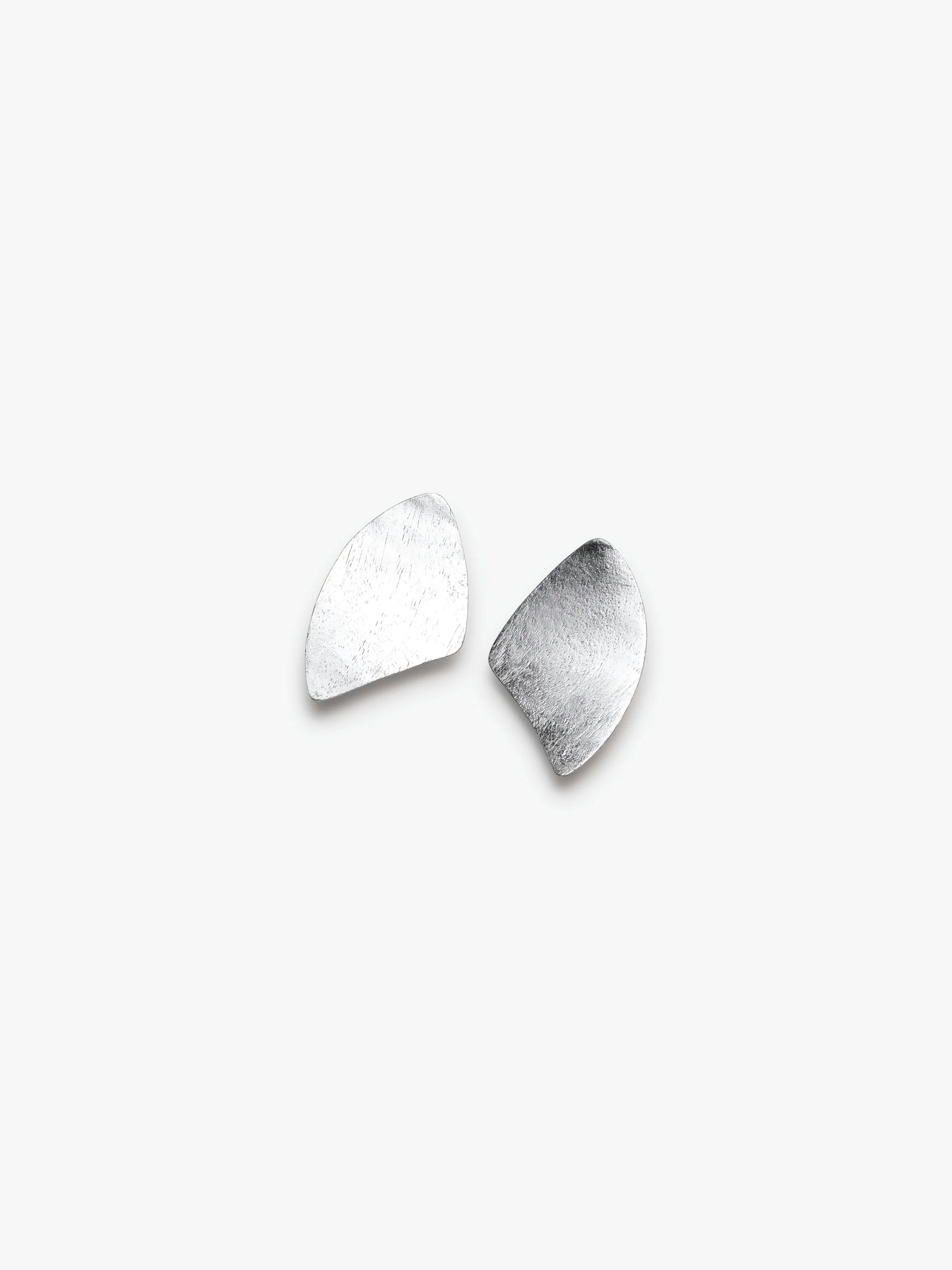 Riva earrings: acacia, silverfoil - Image 5