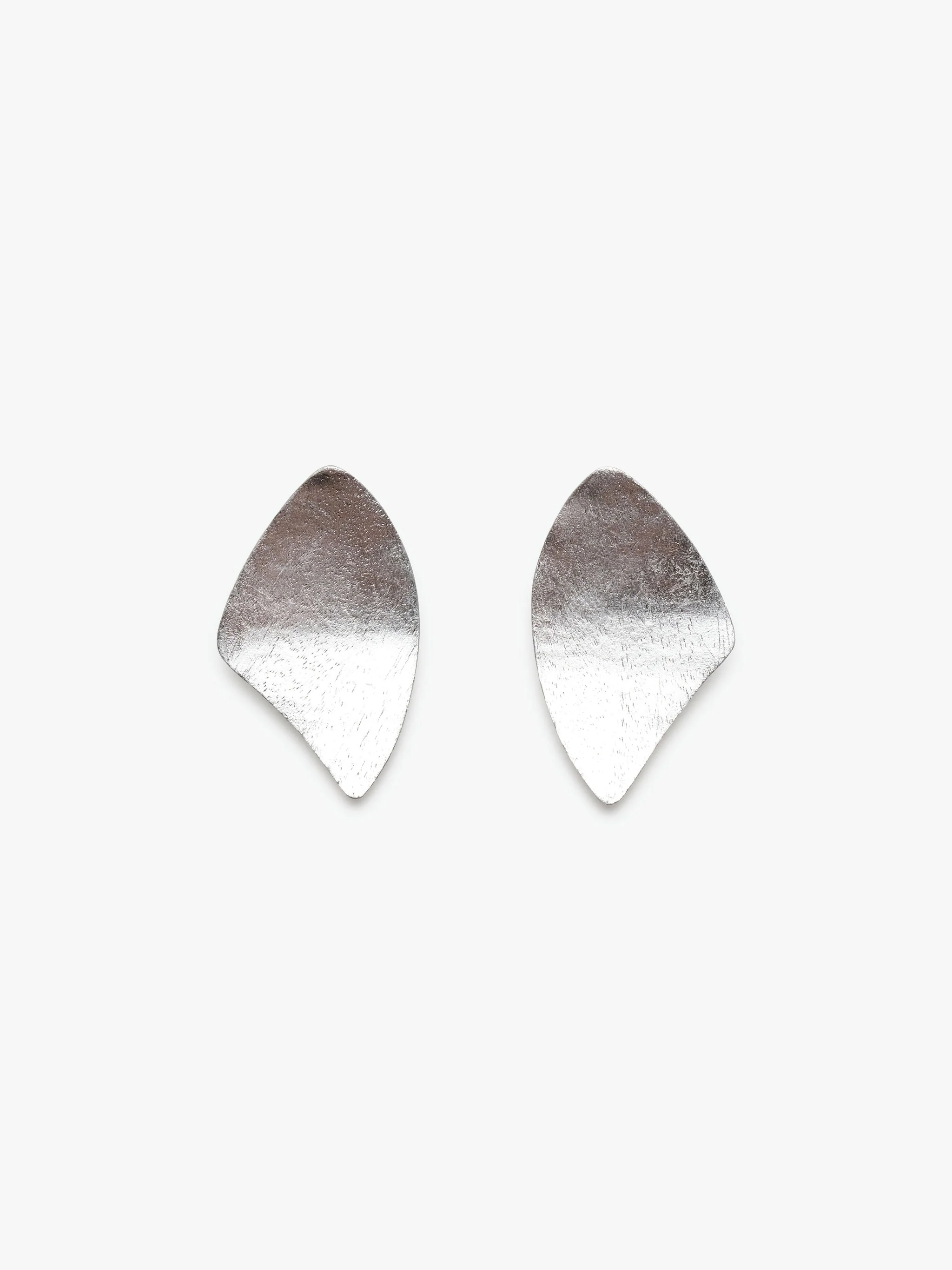 Riva earrings: acacia, silverfoil - Image 6